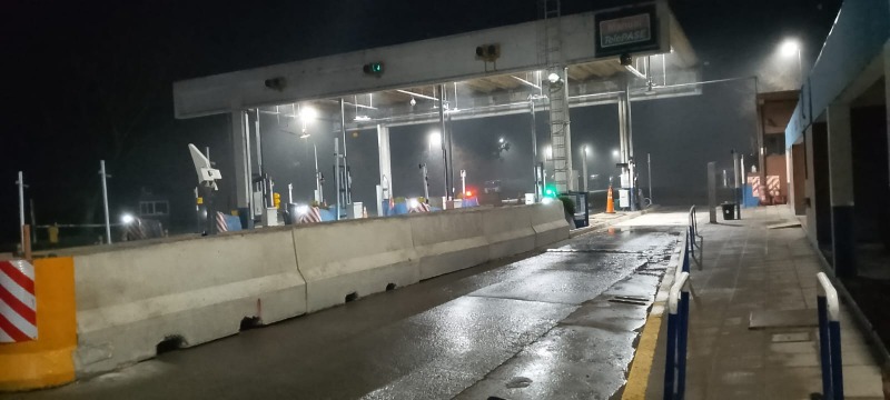 Con per�odo de prueba, ya se cobra en el peaje de Hinojo